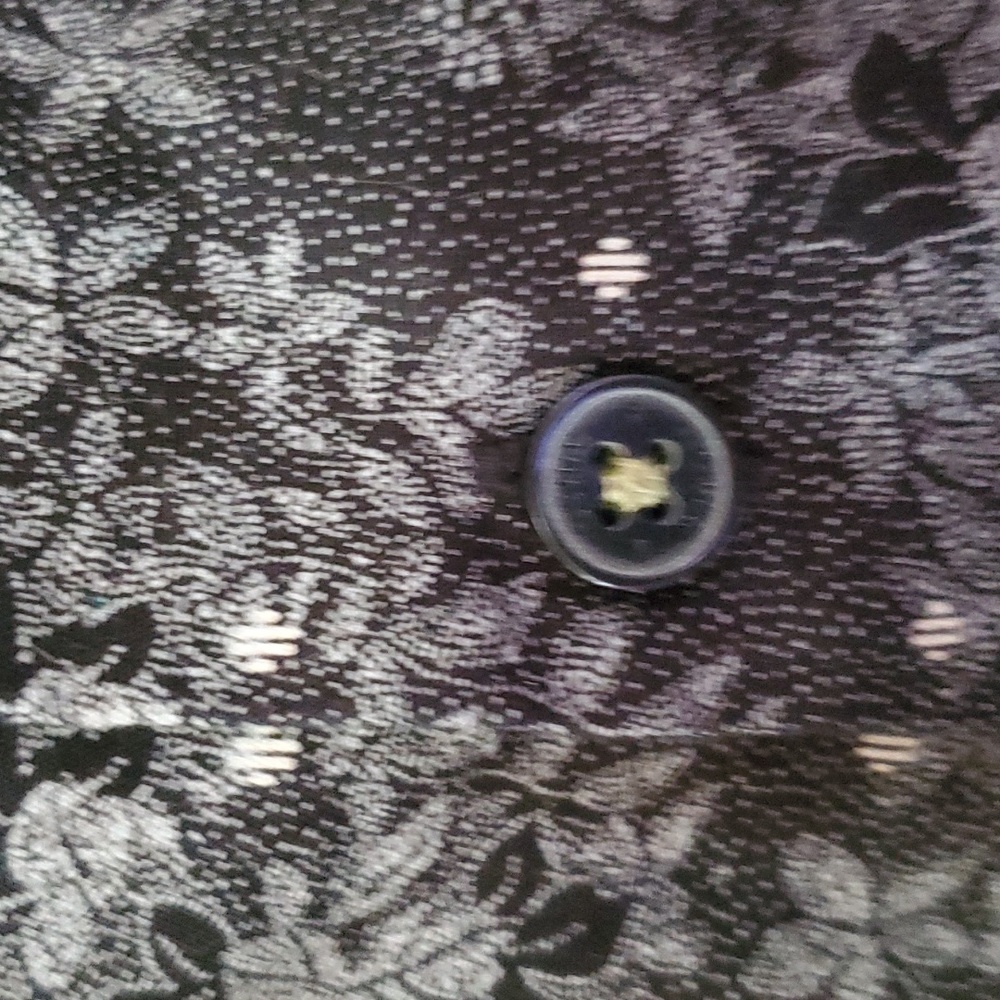 Denim & Flower floral design long sleeve shirt - Picture 6 of 8